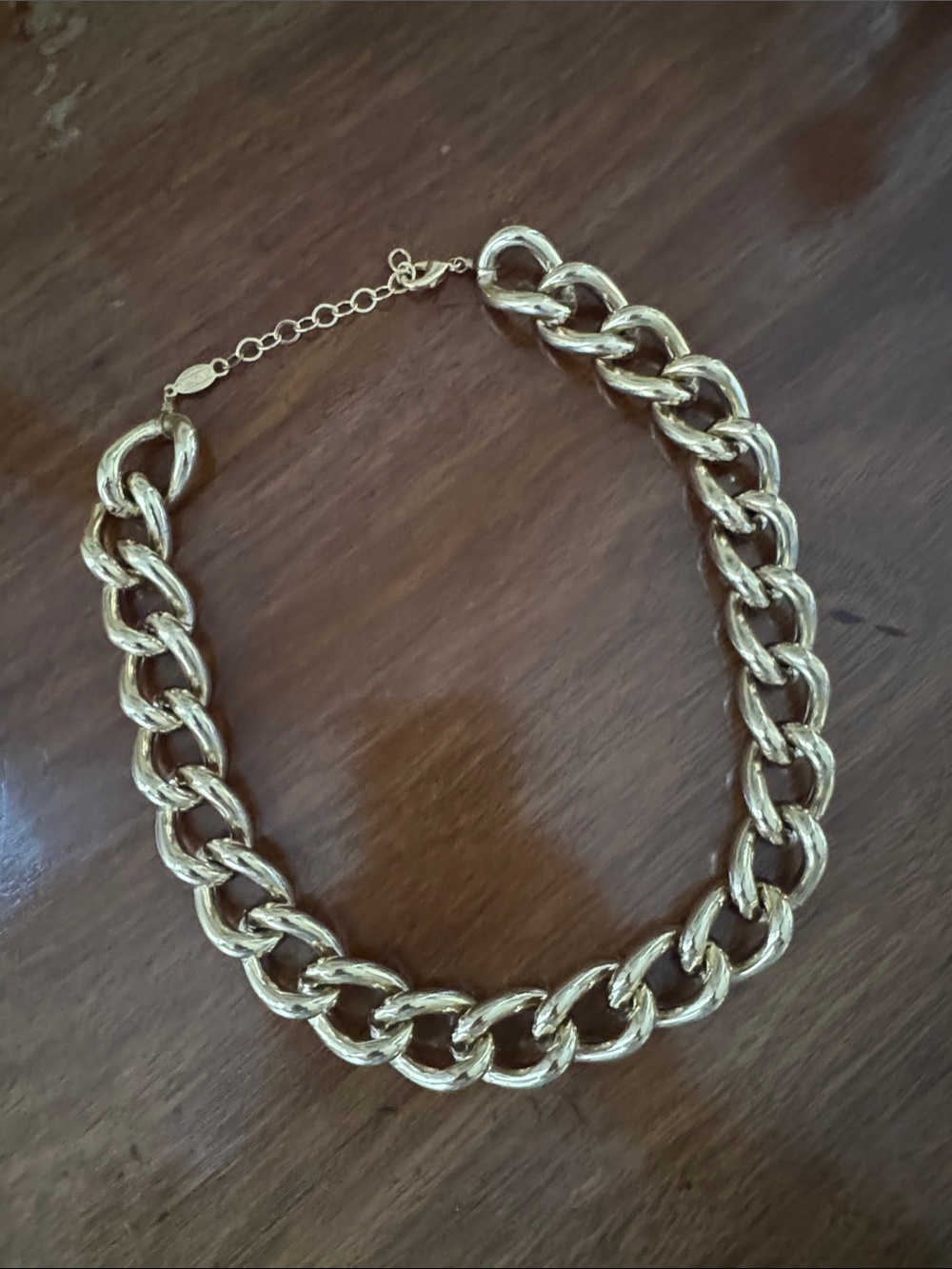 AV Max Gold Chunky Chain Necklace - Women's Fashion Jewelry